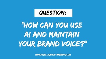 How Can You Use AI And Maintain Your Brand Voice? (Guest: Leanne Shelton)