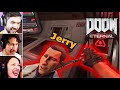 GAMERS REACT To DOOMGUY MEETING HUMANS || Phobos || DOOM Eternal Reaction