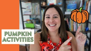 Pumpkin Activities for Kindergarten, First, and Second Grade // pumpkin ideas for the classroom
