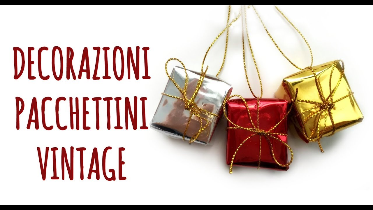 Decorazioni della Nonna, Pacchettini Vintage (Natale) Arte per Te colaborar estagio