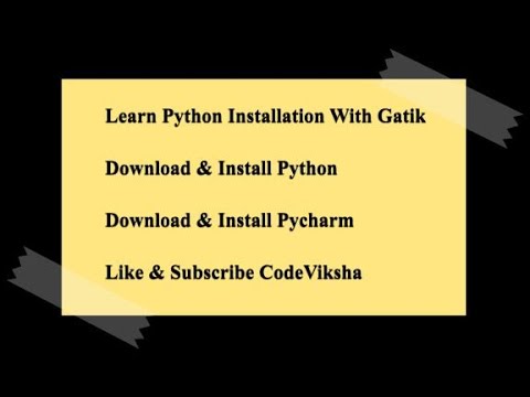 1.2 Download & Install Python.