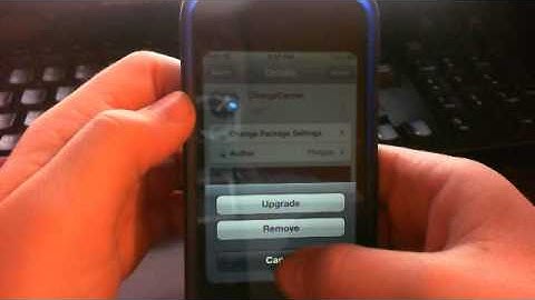 How to change your carrier on ipod touch 4.2.1.