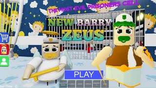 ROBLOX - NEW UPDATE ANGEL BABY BARRY'S PRISON RUN! [ NEW BARRY ZEUS ] WALKTHROUGH