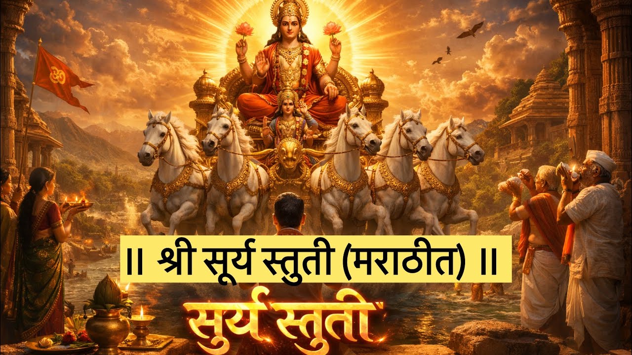 शक्तिशाली सूर्य स्तुती ☀️ ऐका आणि जीवनात तेज अनुभव करा