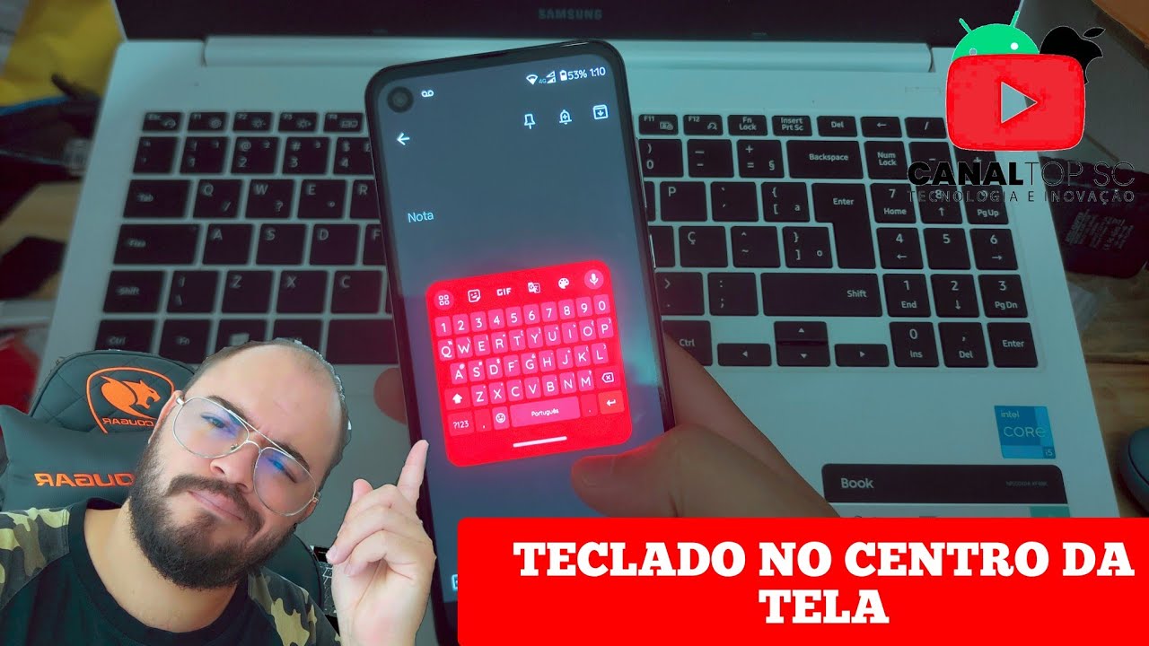 teclado do celular abrindo no meio da tela como voltar ao normal em ...