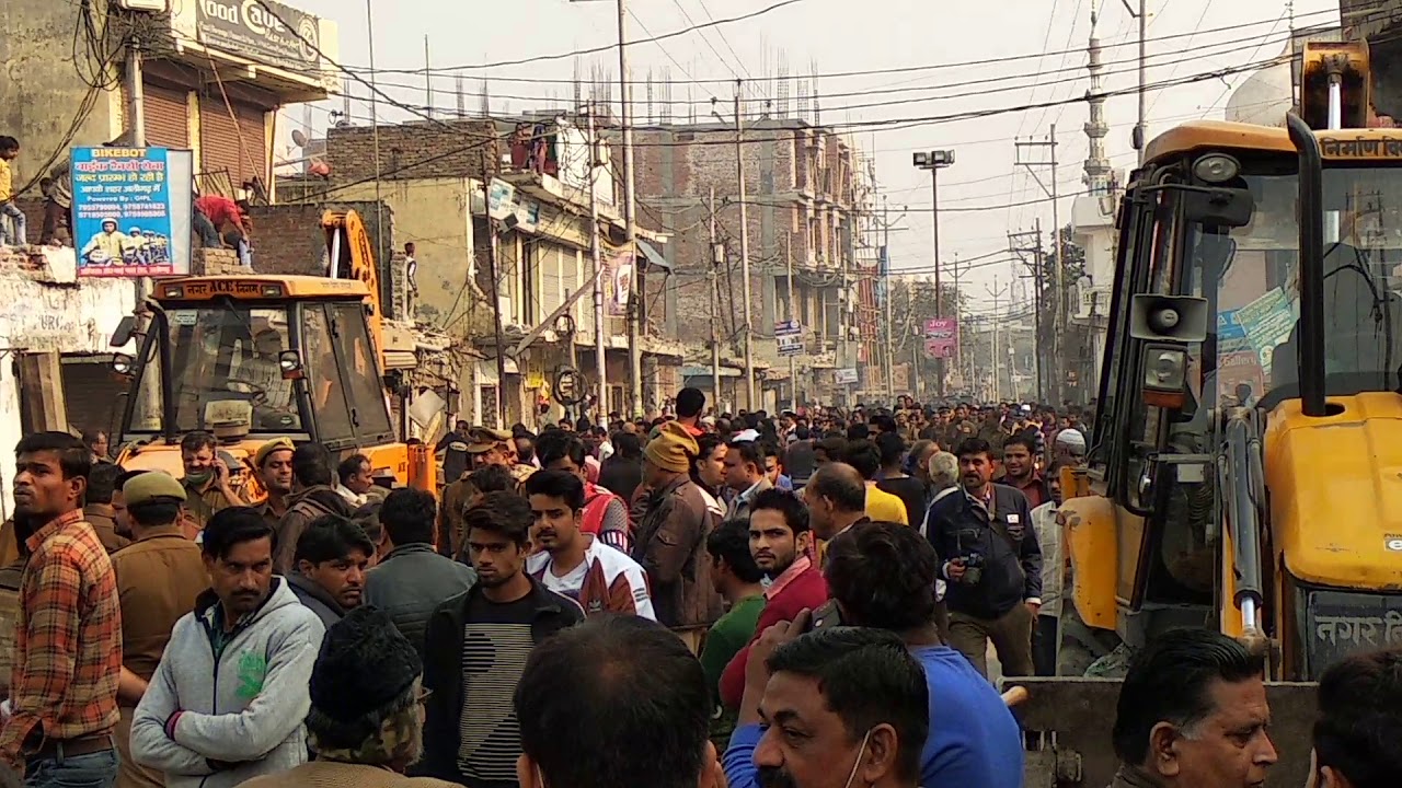 View of Dodhpur, Aligarh after unauthorized construction vandalized || Smart City Aligarh || 2/01/19