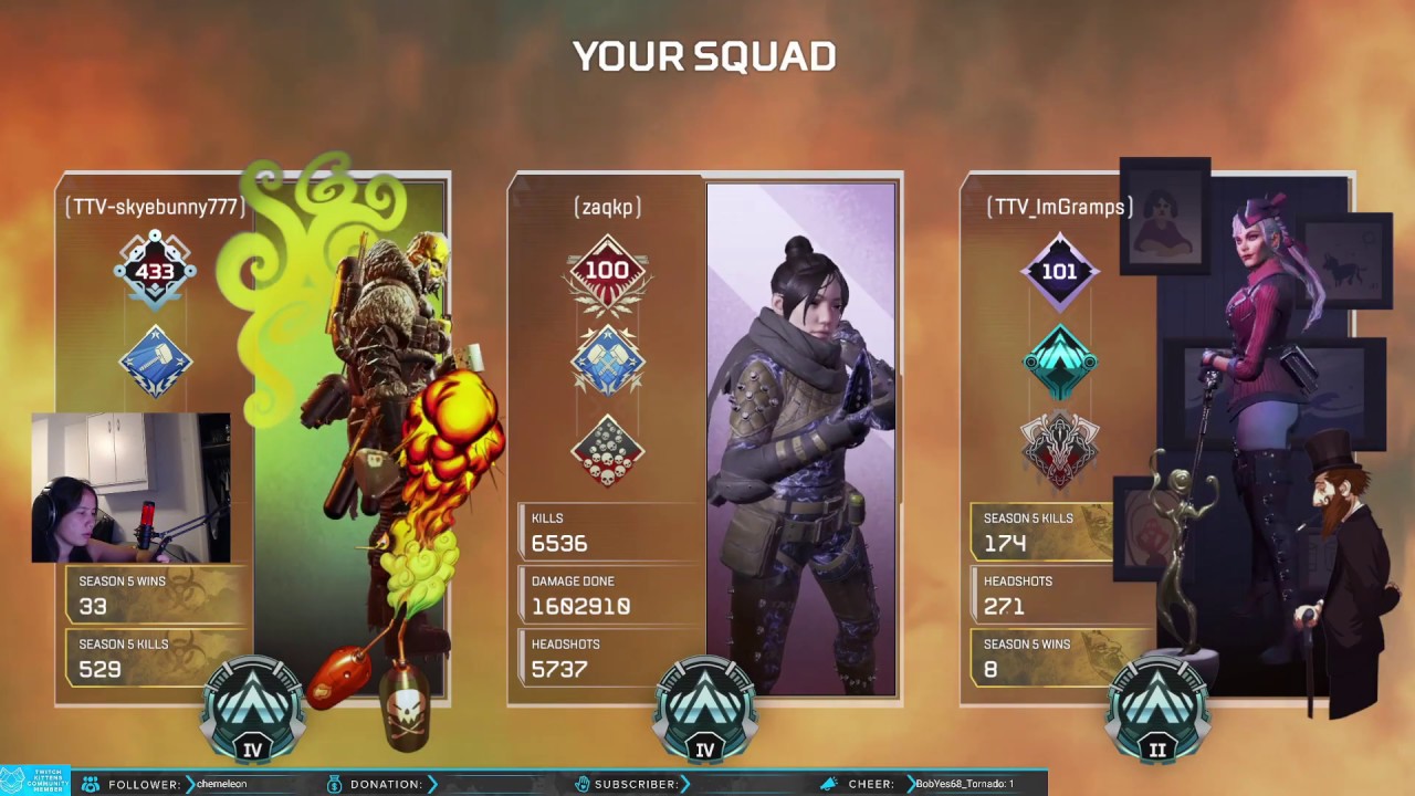 Apex legends season 5 ranked grind Champion Squad YouTube