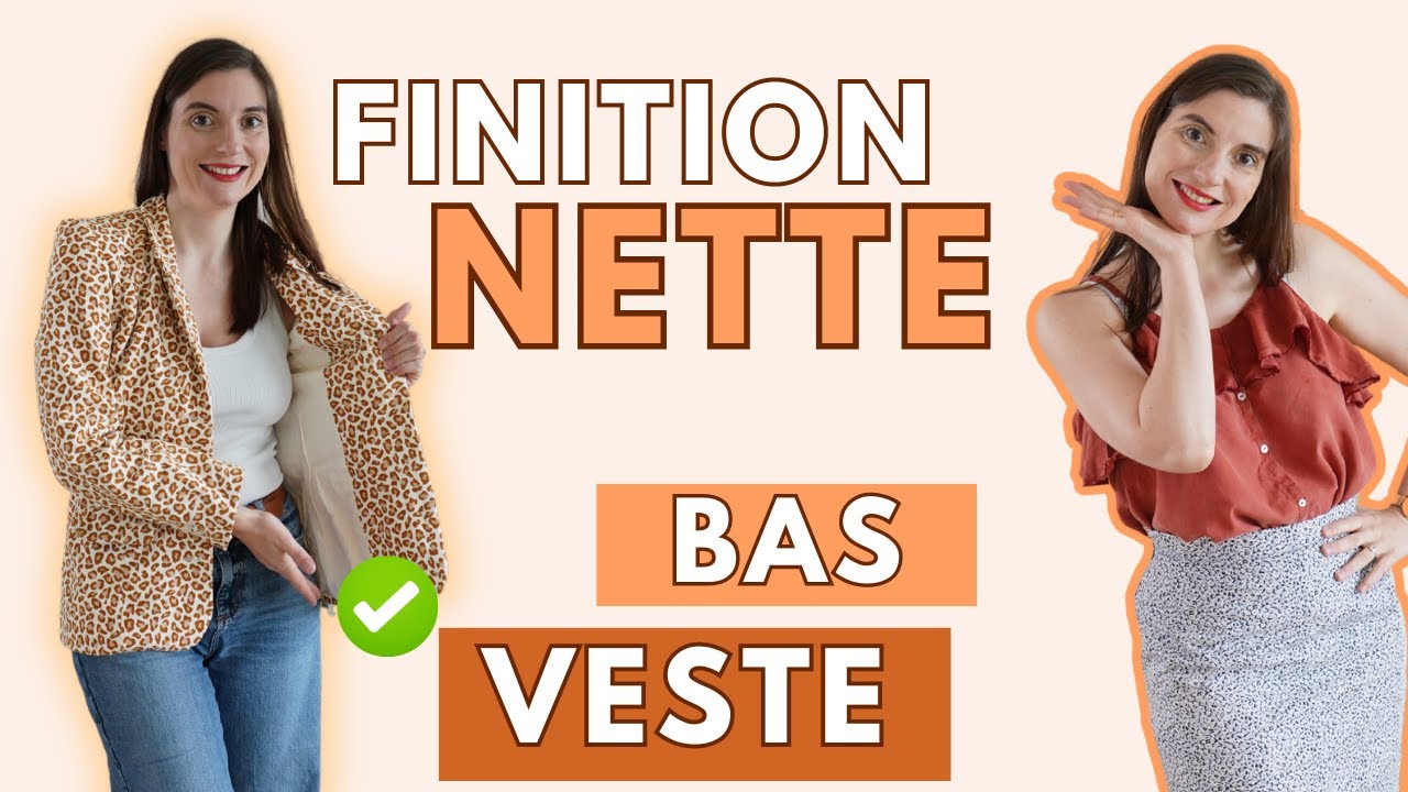 Comment coudre le BAS d'une veste habillée à la perfection?