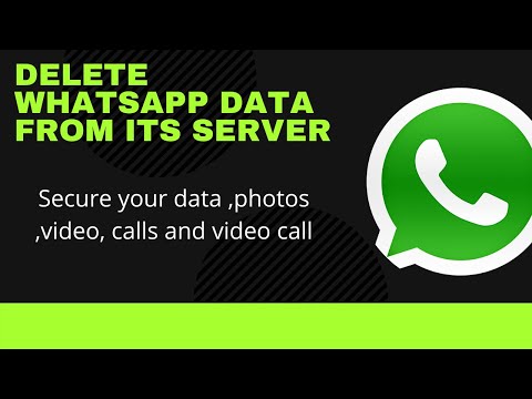 how to delete whatsapp data from server |how to delete whatsapp permanently | whatsapp data secure?