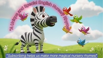 Zig-Zag Zebra Song | Fun English Nursery Rhyme for Kids(one hour)