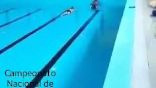 Campeonato nacional de natacion en pileta de Larreta