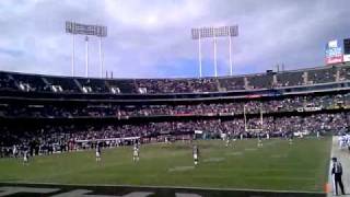 The Raiders Jacoby Ford turns on the rockets