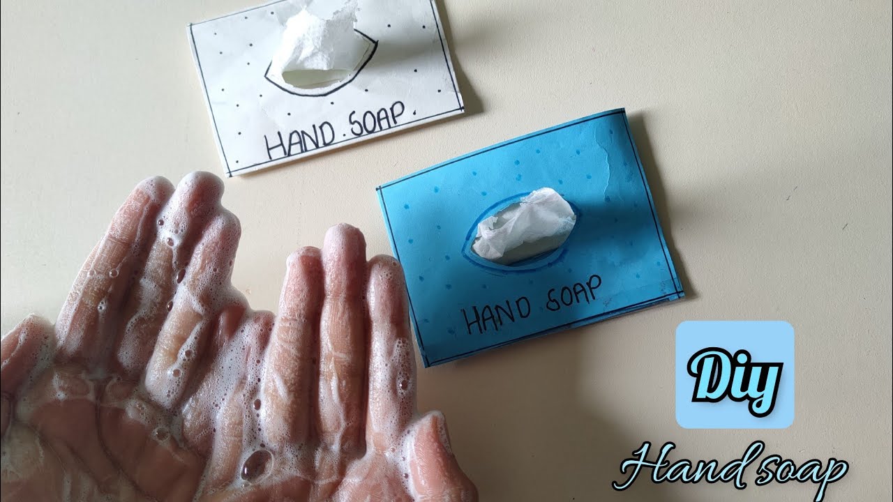 diy handmade tissue paper hand soap at home YouTube
