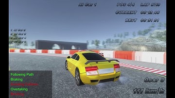 Steering behaviors controlling the vehicles movement in racing video games - Engineering Thesis