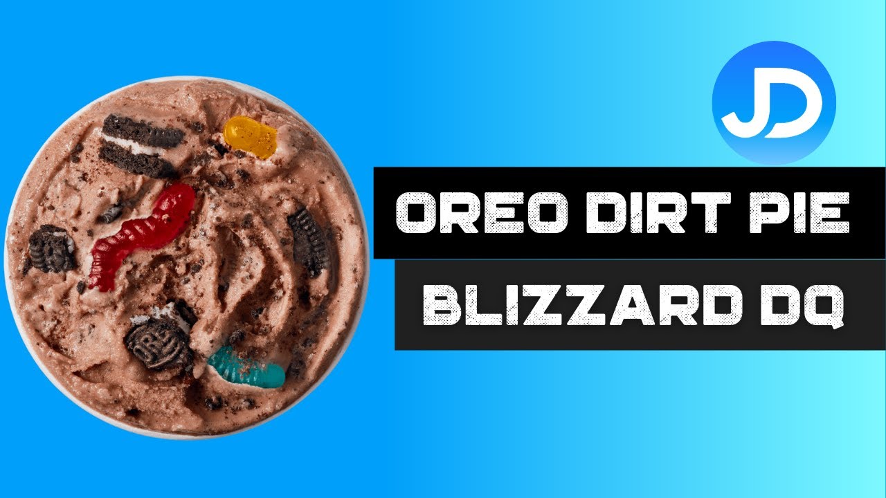 Dairy Queen Oreo Dirt Pie Blizzard review YouTube