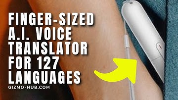 WOOKLE : FINGER-SIZED A.I. VOICE TRANSLATOR FOR 127 LANGUAGES | Kickstarter | Gizmo-Hub.com