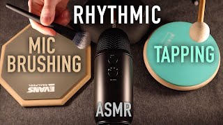 ASMR Rhythmic Tapping & Mic Brushing (No Talking)