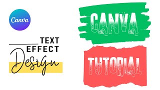 Canva Tutorial: Text Effect Design | Tips and Tricks for Creative Text Design