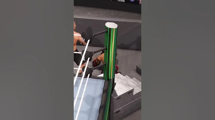 POWERSLAM TO BOOGEYMAN OUTSIDE THE RING (LESNAR VS BOOGEYMAN) #wwe #wwegames #wwe2k22 #wweshorts