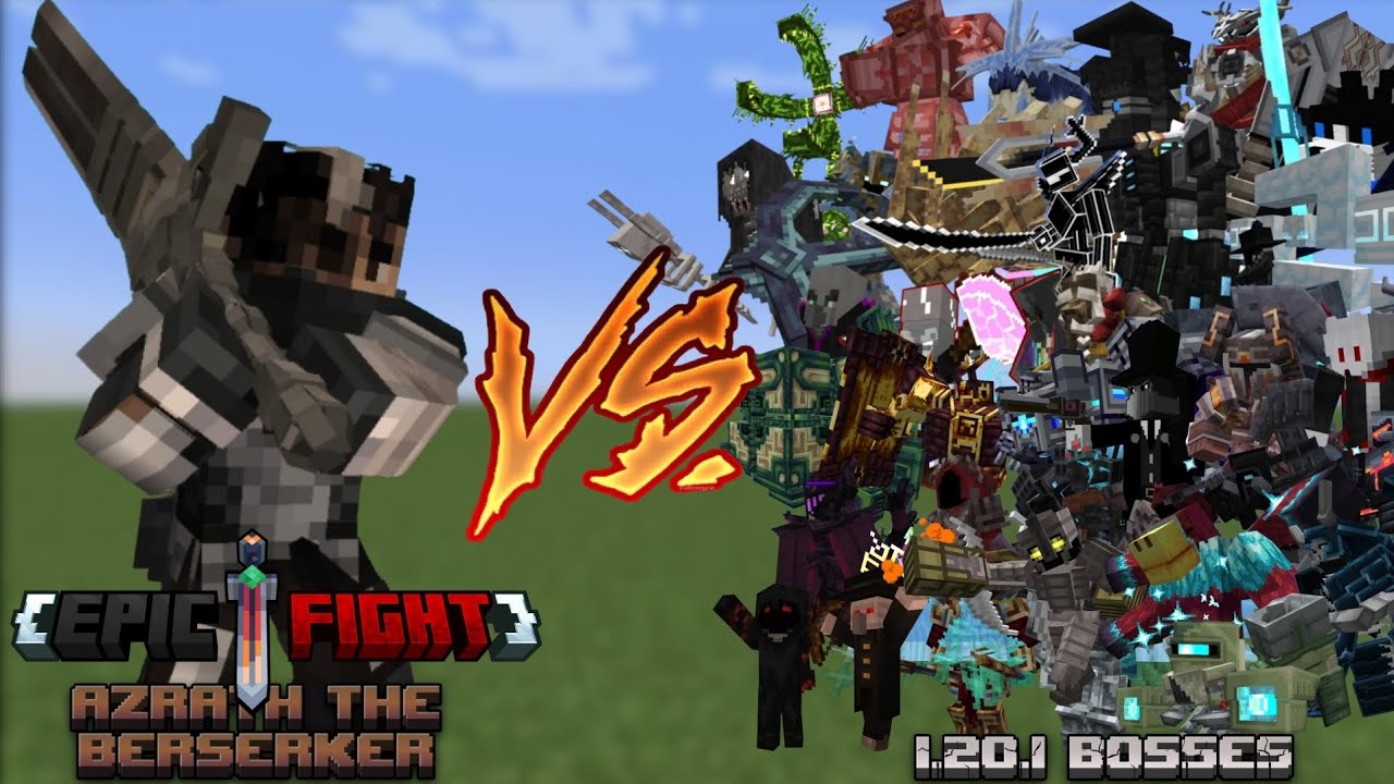 Azrath The Berserk VS 1.20.1 Bosses|MobBattle|Minecraft Java| - YouTube