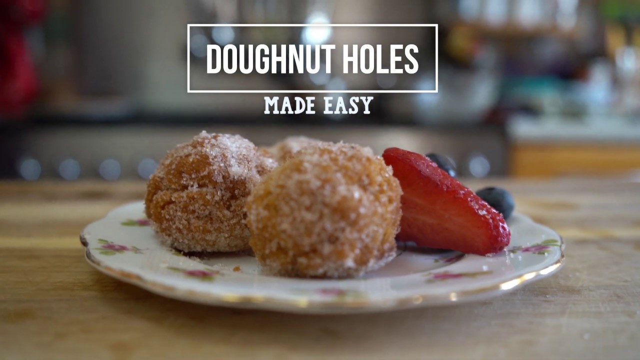 Easy Recipes Doughnut Holes YouTube