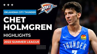 Best of Chet Holmgren 2022 NBA Summer League Highlights