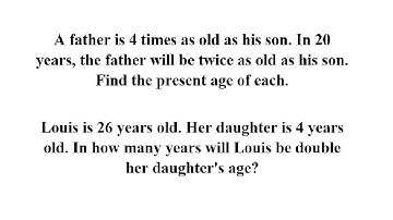 Age Problems Part 1 - CSE, UPCAT and other CETs Reviewer