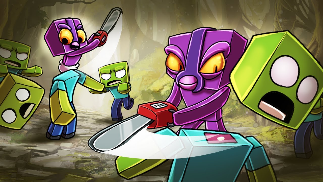 Minecraft Do Not Play Zombie Chainsaw Death Blooper Goes Wild 10 Youtube