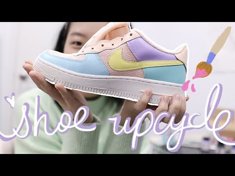 custom air force 1 pastel