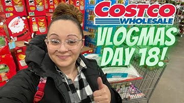 COSTCO SHOP THROUGH | VLOGMAS DAY 18 | LAST MINUTE FINDS!🛍🛒🎁🎄