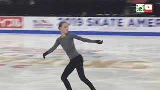 Anna SCHERBAKOVA - FP practice, Skate America (17/10/2019)