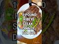 1 POUND RIBEYE STEAK DINNER for $20 #foodcritic #lasvegas #foodreviews #vegasfood #vegaslocals