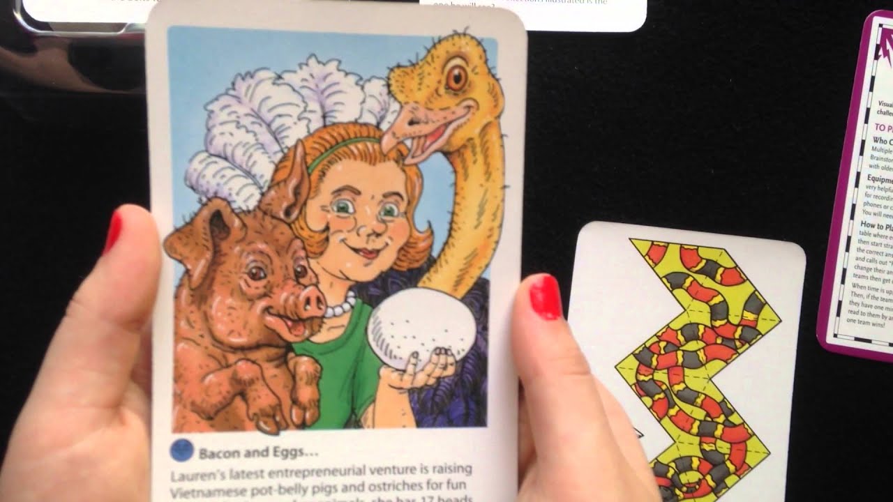 Educational card game review: Thinkfun Visual Brainstorms; brainteaser
