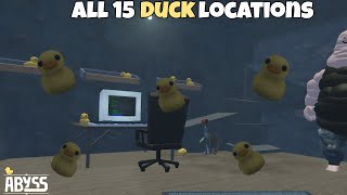 All Duck Locations In Roblox Abyss!