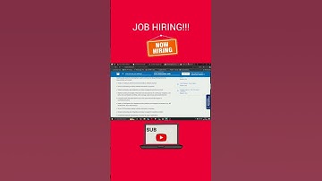 JOB HIRING | IT / COMPUTER 2024/2025