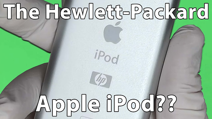 Hewlett-Packard made iPods??
