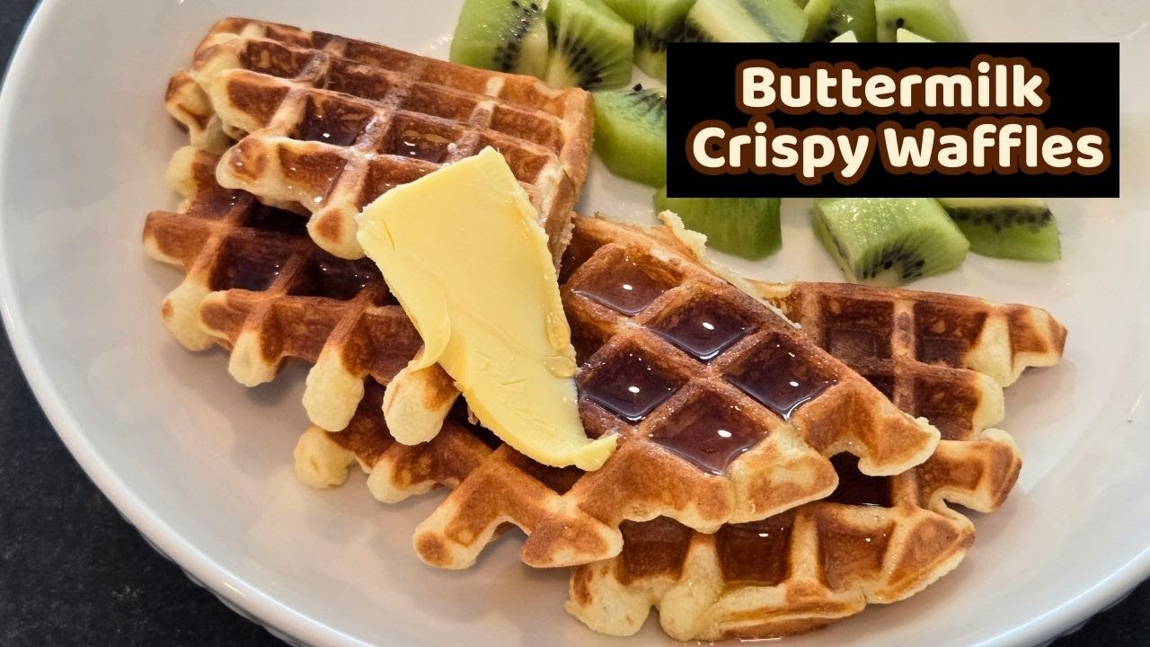 Crispy Waffle Recipe 🧇 | Easy & Healthy Breakfast Ideas for Kids + Best Belgian Waffle Tips