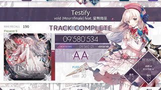 Arcaea最終回! PRS 9 Testify TC