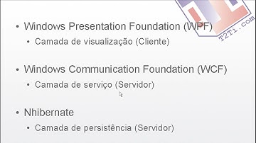 T2Ti ERP - C# - Tesouraria - Video Aula 02 - Arquitetura da aplicação