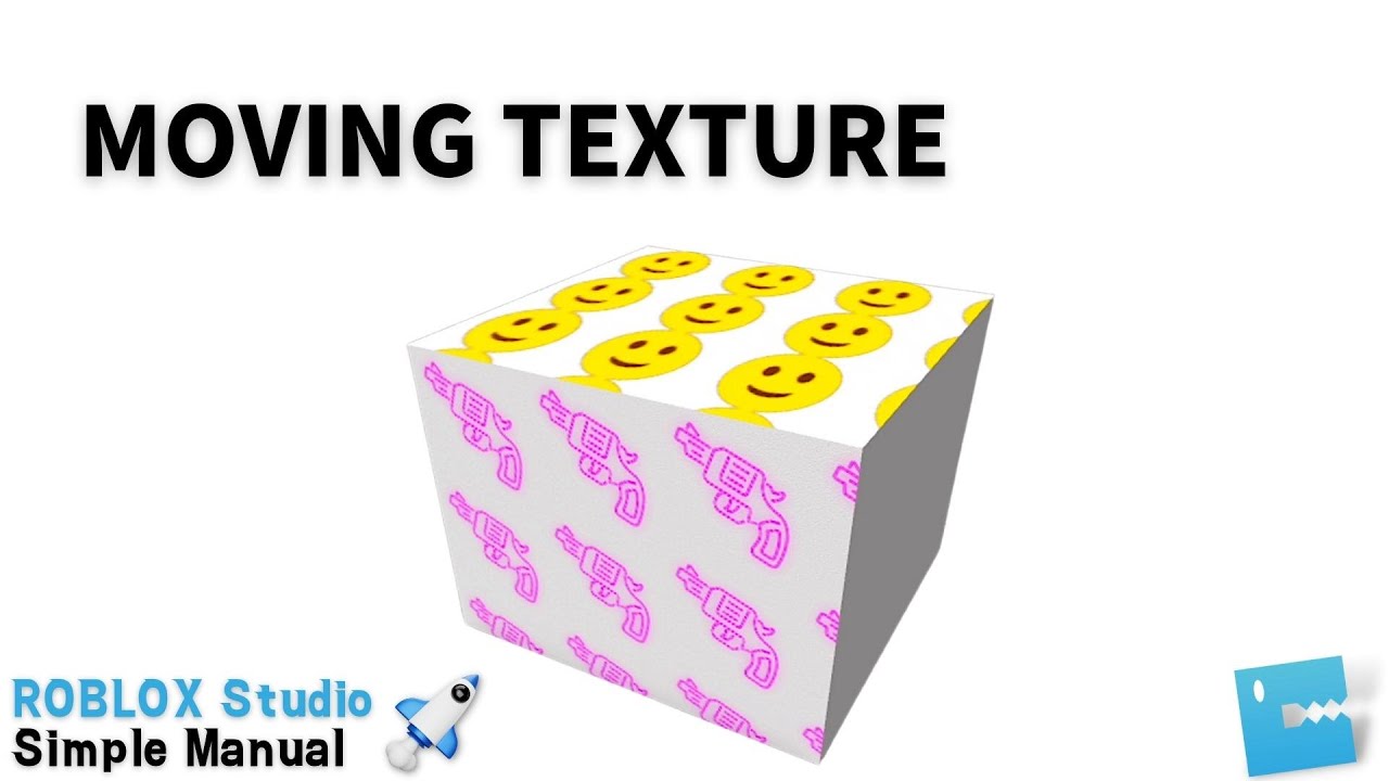 【Moving texture】ROBLOX Studio 🚀Simple manual🚀