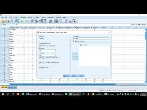 Recode into same variable