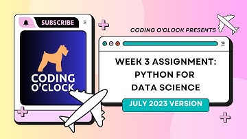 NPTEL Week 3 Assignment: Python for Data Science July 2023.