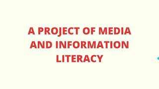 Media and Information Literacy | An Infomercial