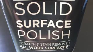 How to remove pen and permanent marker from Corian and acrylic worktops