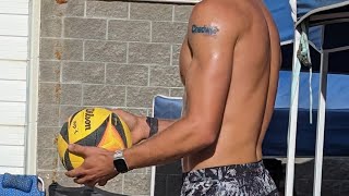 Allison Cerutti/Alvaro Filho vs. Kwekel/Connole AVP Manhattan Beach 2025 second set