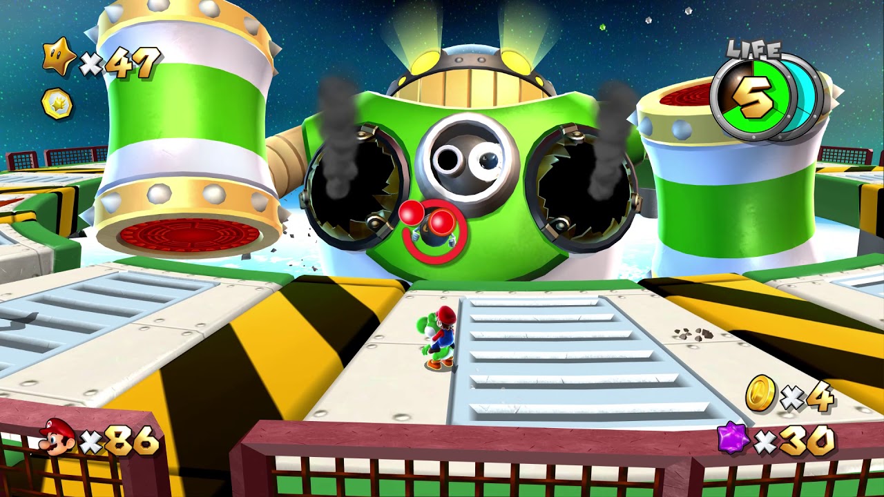 Super Mario Galaxy 2 (37) Bowser Jr's Fearsome Fleet (Star 1) Bowser
