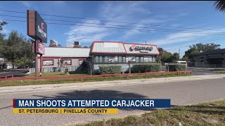 Man shoots attempted carjacking suspect outside St. Petersburg restaurant