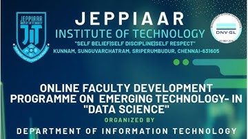 FDP on Data Science -Day-5 (22-05-2020)