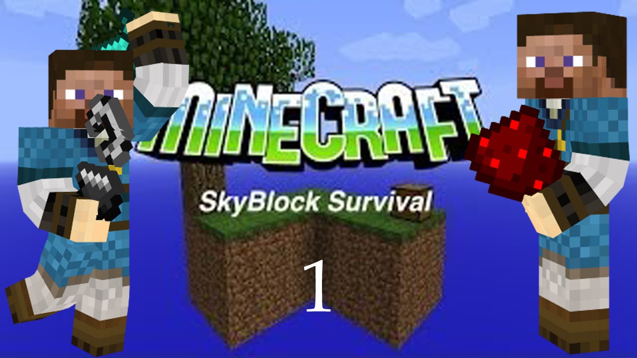 Minecraft l Let's Play SkyBlock S1 Ep1 - Nous Commençons l'aventure ...