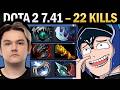 Luna Dota 2 7.41 with 22 Kills and 1000 GPM - Dota 2 Gameplay